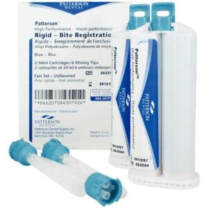 Patterson® Rigid Bite Registration – Fast Set, 2/Pkg - Unflavored