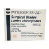 Patterson® Surgical Blades – Sterile, Stainless Steel, 100/Box - Patterson Dental Supply box