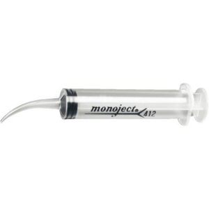 Monoject Curved Syringe – 12 ml, 50/Pkg