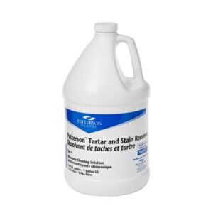 Patterson® Ultrasonic Cleaning Solutions – Tartar and Stain Remover, Clear, 1 Gallon