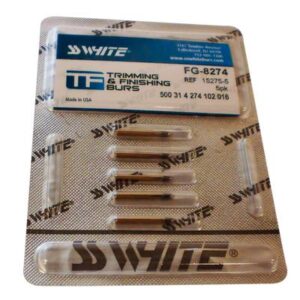 Trimming & Finishing Carbide Burs – 20 Blade FG, 5/Pkg - SS White Burs Inc