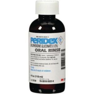 Peridex Chlorhexidine Gluconate 0.12% Oral Rinse - 4 oz Bottle