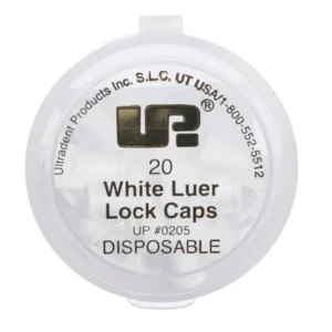 Luer Lock Caps White 20pk