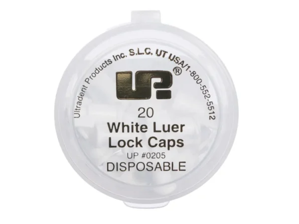 Luer Lock Caps White 20pk