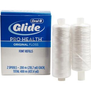 Oral-B® Glide Floss Font Refill, Unflavored, 200 m, 2/Pkg