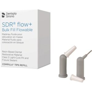 SDR® flow+ Compula® Tips Refill, 0.25 g - DENTSPLY Caulk